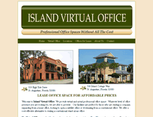 Tablet Screenshot of islandvirtualoffice.com
